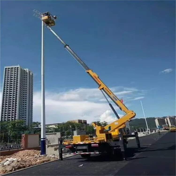 东阳维修路灯的曲臂升降车出租